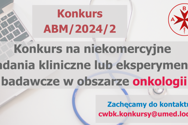 Konkurs ABM20242 www&nbsp;onko pl